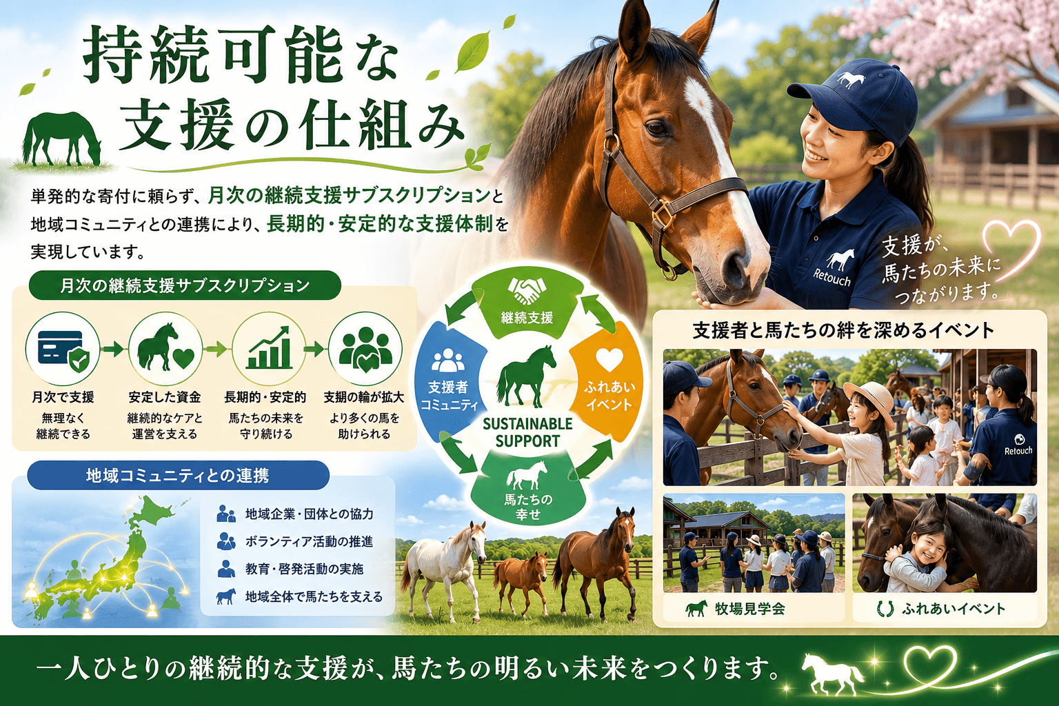 持続可能な支援の仕組み